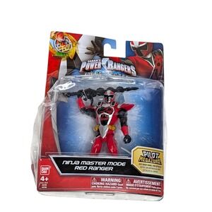 Saban Power Rangers Ninja‎ Master Mode Red Ranger 6in Action Figure Brand New